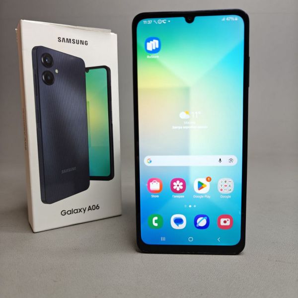 Смартфон Samsung Galaxy A06 4/64 ГБ, Dual nano SIM, черный
