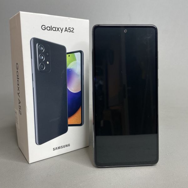 Смартфон Samsung Galaxy A52 4/128 ГБ RU, Dual nano SIM, черный