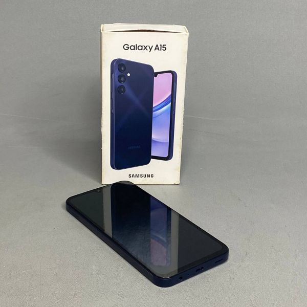 Смартфон Samsung Galaxy A15 4G 4/128 ГБ, Dual nano SIM, Темно-синий