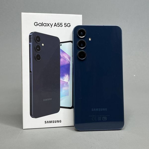 Смартфон Samsung Galaxy A55 5G 8/256 ГБ, Dual: nano SIM, Темно-синий
