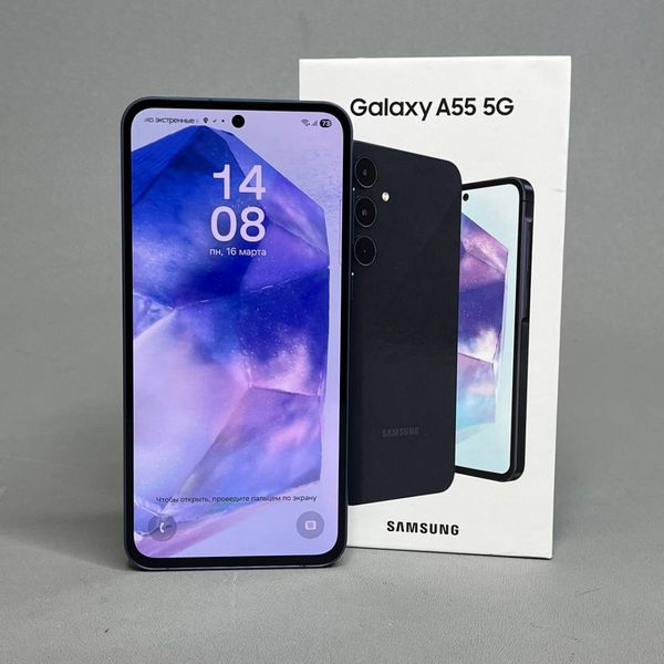 Смартфон Samsung Galaxy A55 5G 8/256 ГБ, Dual: nano SIM, Темно-синий
