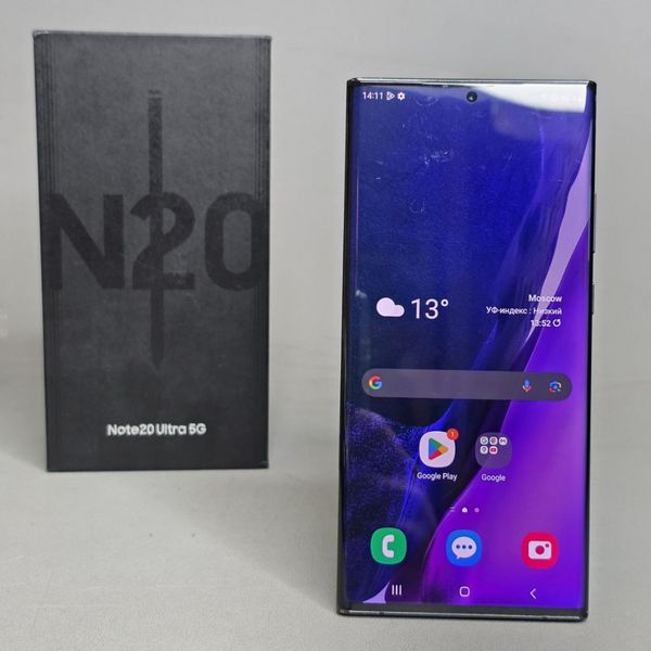 Смартфон Samsung Galaxy Note 20 Ultra 5G (SM-N986N) чёрный