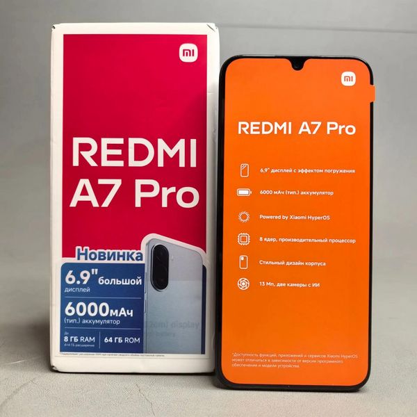 Смартфон Xiaomi Redmi A7 Pro 4/64 ГБ RU, Dual nano SIM, черный
