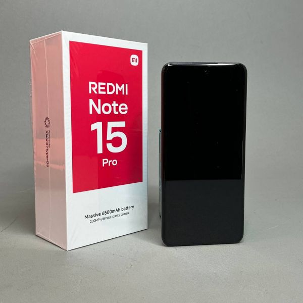 Смартфон Xiaomi Redmi Note 15 Pro 8/256 ГБ RU, Dual nano SIM, Black