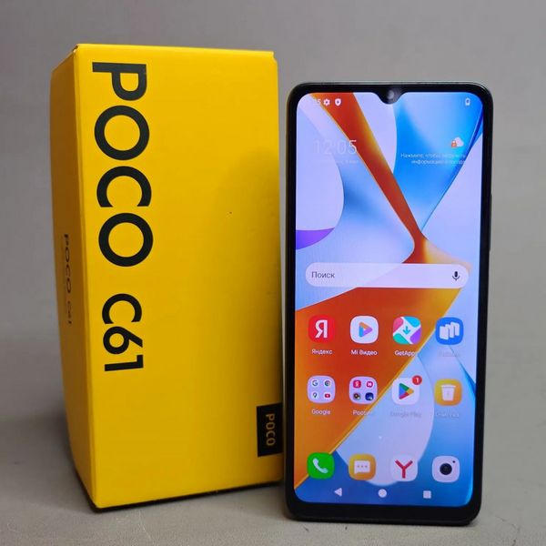 Смартфон POCO C61 4/128 ГБ зеленый