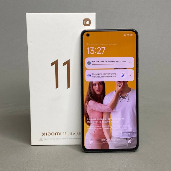 Смартфон Xiaomi Mi 11 Lite 5G 8/256ГБ Global Rom, Dual nano SIM, снежно-белый