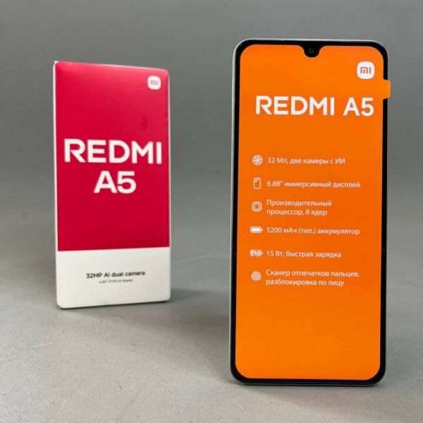 Смартфон Xiaomi Redmi A5 3/64Gb , Dual nano SIM , RU Зеленый
