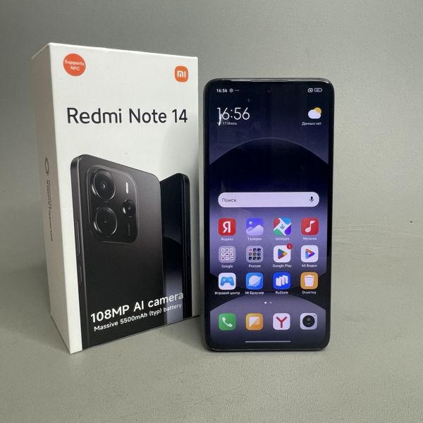 Смартфон Xiaomi Redmi Note 14 4G NFC 6/128GB Midnight Black