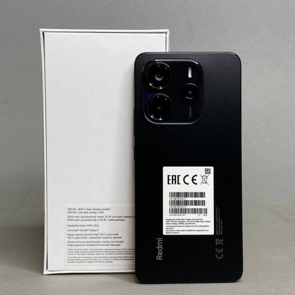 Смартфон Xiaomi Redmi Note 14 4G 8/128 ГБ RU, Dual nano SIM, черный