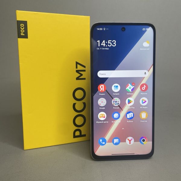 Смартфон POCO M7, 8GB+256GB, Sliver, NFC, 144Гц, 7000мАч, Android