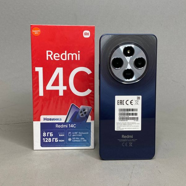 Смартфон Xiaomi Redmi 14C 4/128 ГБ RU, Dual nano SIM, Starry Blue