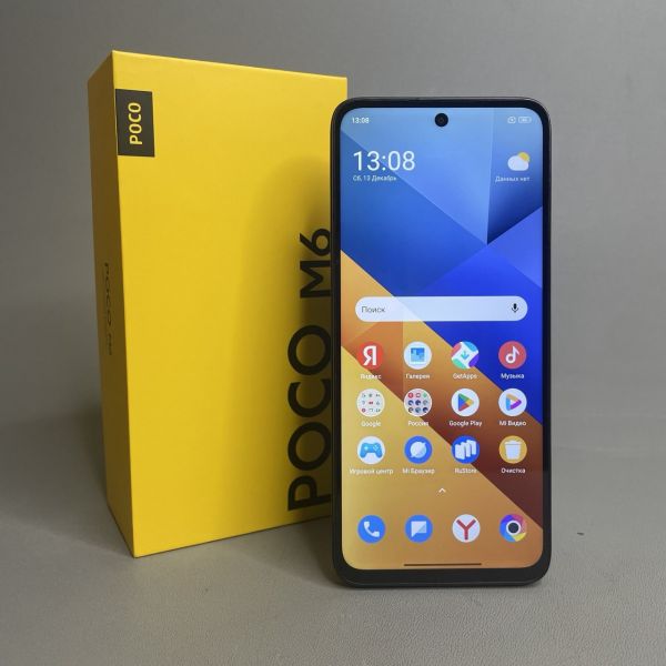 Смартфон Xiaomi Poco M6 4G 8/256 ГБ RU, Dual nano SIM, черный