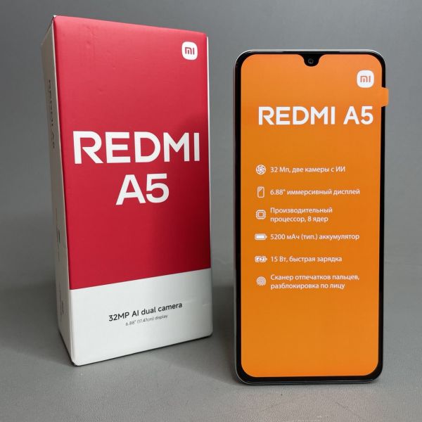 Смартфон Xiaomi Redmi A5 4/128Gb, Dual nano SIM, RU, Lake Green