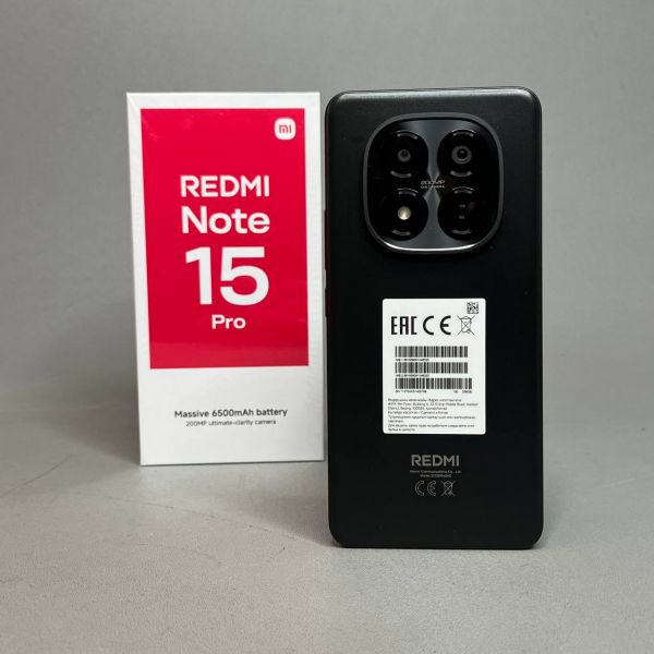 Смартфон Xiaomi Redmi Note 15 Pro 8/256 ГБ RU, Dual nano SIM, Black
