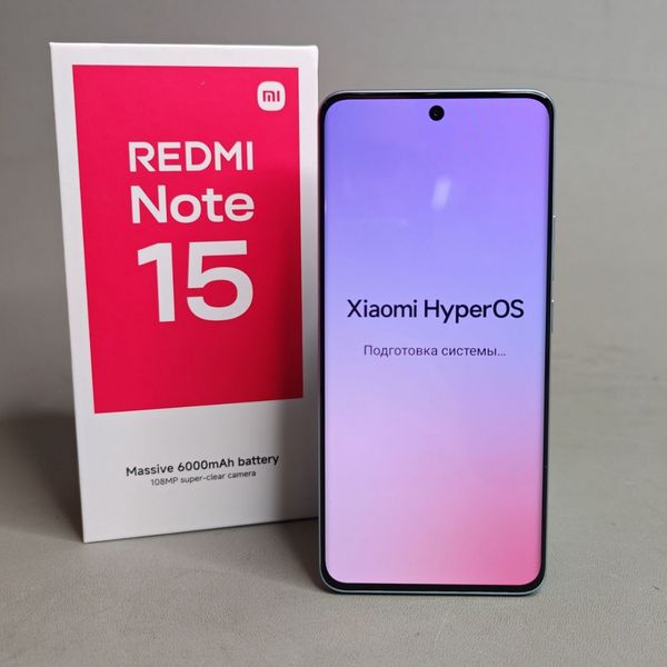 Смартфон Xiaomi Redmi Note 15 8/256Gb, Dual nano SIM, Glacier Blue