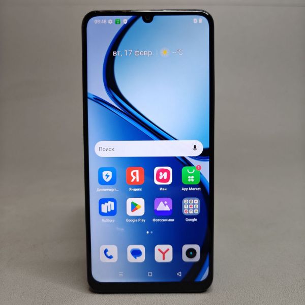 Смартфон realme Note 60X 3/64 ГБ, Dual nano SIM, черный