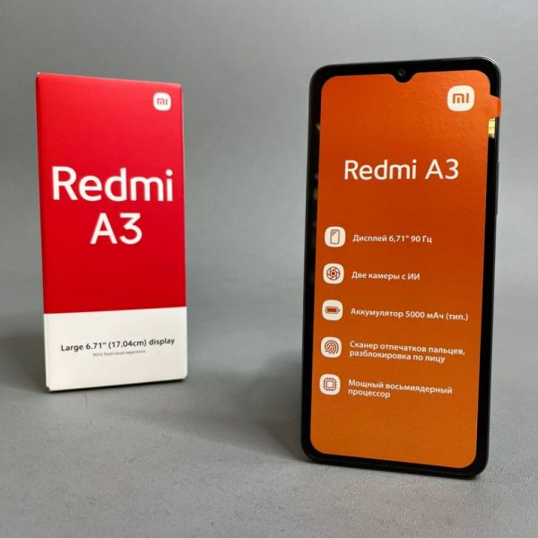 Смартфон Xiaomi Redmi A3 4/128 ГБ RU, Dual nano SIM, Forest green