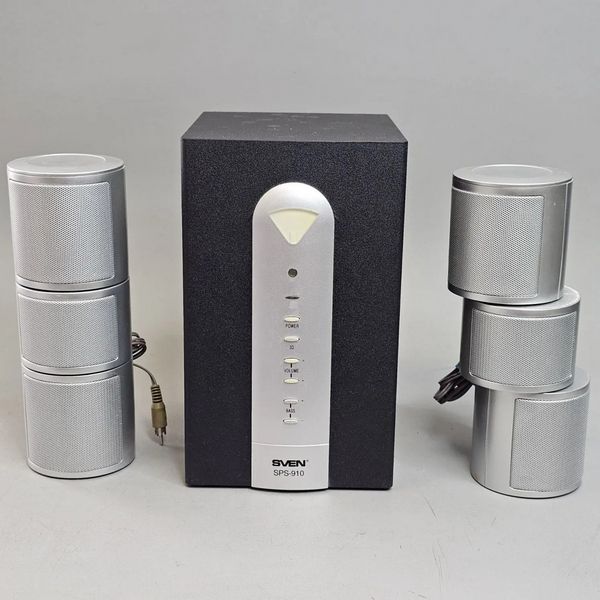 Колонки Sven SPS-910, 2.1, черный