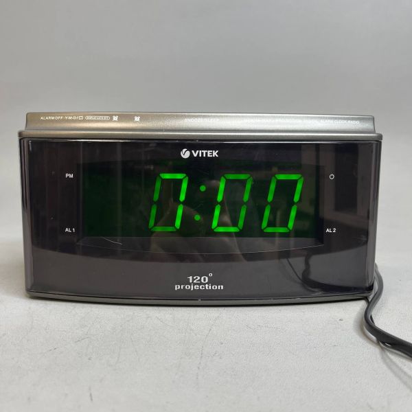 Часы радиобудильник Vitek VT-6607 (GY) черный