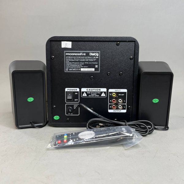 Акустические колонки DIALOG AP-203 Progressive, черный