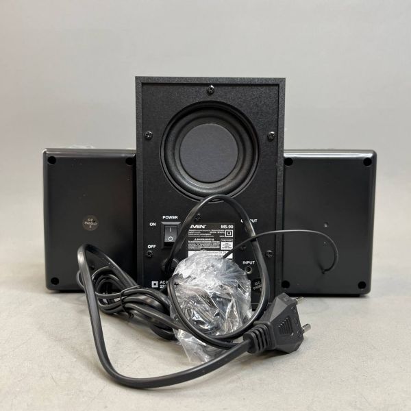 Колонки SVEN MS-90, 2.1, 10 Вт, дерево-пластик, черные