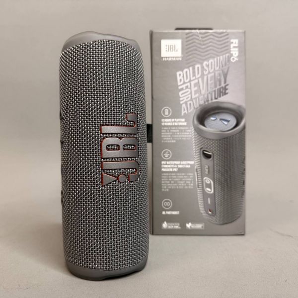 Портативная акустика JBL Flip 6, 30 Вт, серый