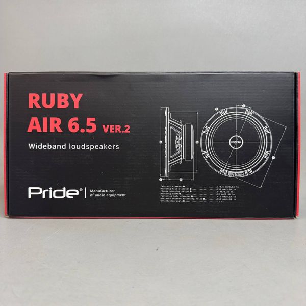 Динамики PRIDE RUBY AIR 6.5 V.2