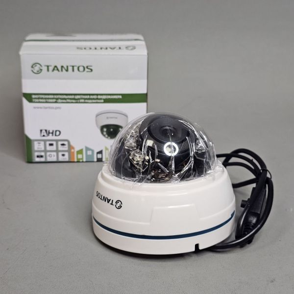 Камера видеонаблюдения Tantos TSc-D720pAHDf (3.6), внутренняя, купольная, AHD