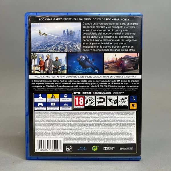 Игра Grand Theft Auto V Premium Edition для PlayStation 4, все страны