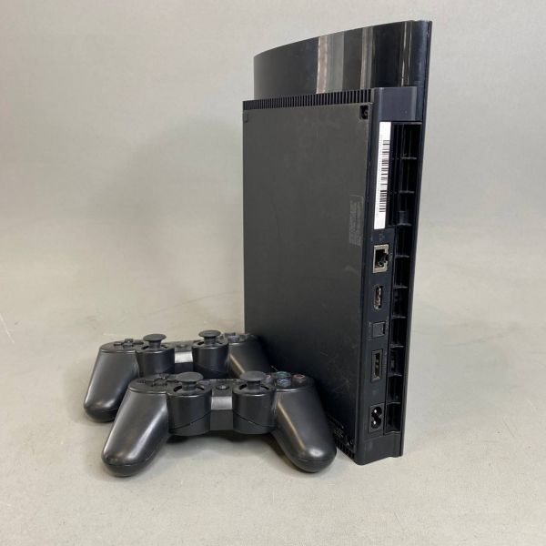 Игровая приставка Sony Playstation 3 Super Slim 500 GB с 2 джостиками Кастомное ПО