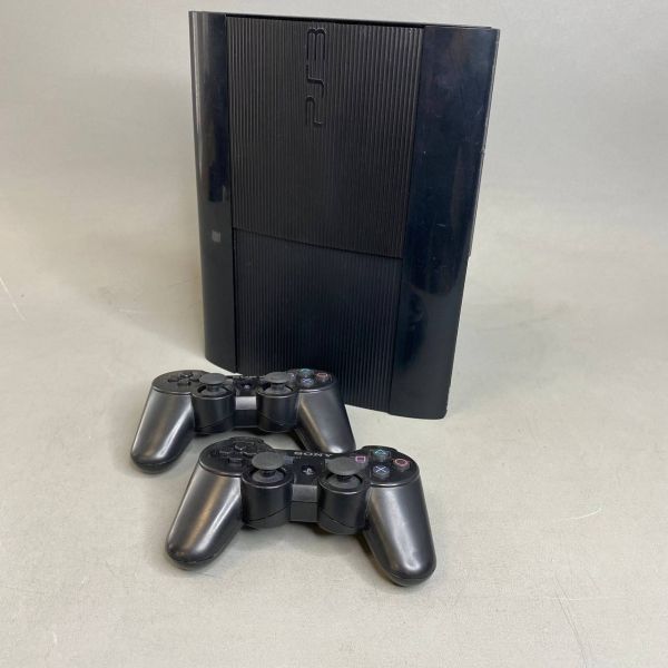 Игровая приставка Sony Playstation 3 Super Slim 500 GB с 2 джостиками Кастомное ПО