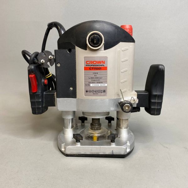 Фрезер по дереву электрический CROWN CT11001, 2100Вт
