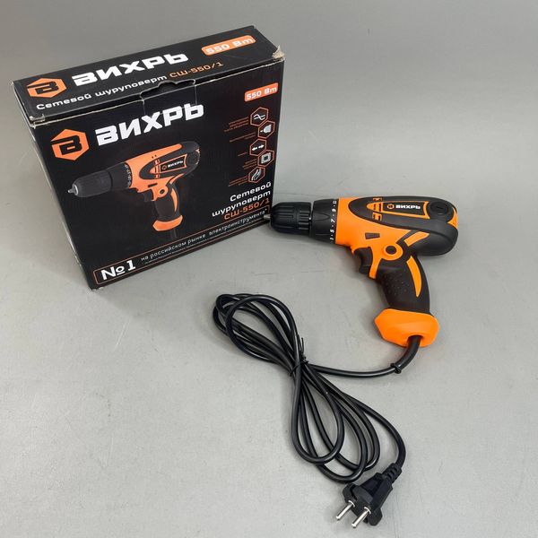 Шуруповерт сетевой Вихрь СШ-550/1, 550 Вт, безударный