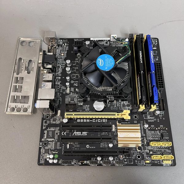 Комплект мат плата s-1150(B85) + core i5-4460+ 16Gb+ кулер