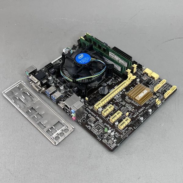 Комплект мат плата s-1150(H87) + i5-4670K +8Gb + кулер