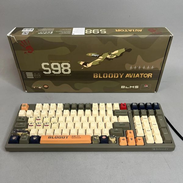 Клавиатура A4tech Bloody S98 Aviator Зеленый 