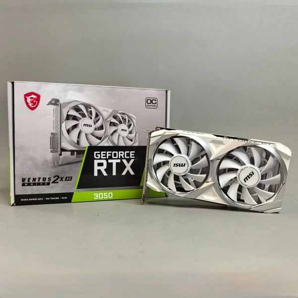 Видеокарта MSI Geforce RTX 3050 VENTUS 2X XS WHITE OC (RTX 3050 VENTUS 2X XS WHITE 8G OC)