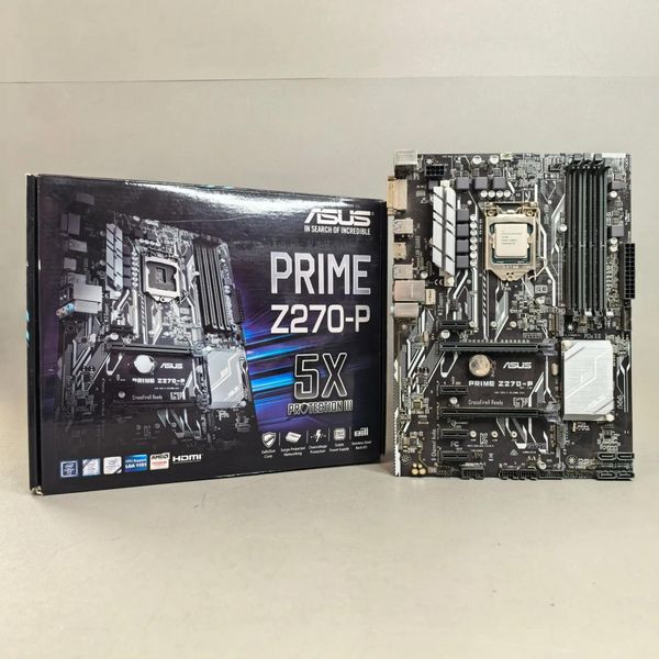 Материнская плата ASUS LGA1151  PRIME Z270-P 