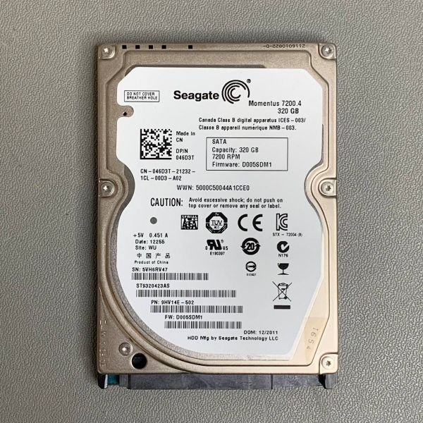 Жесткий диск Seagate Momentus 320 ГБ ST9320423AS