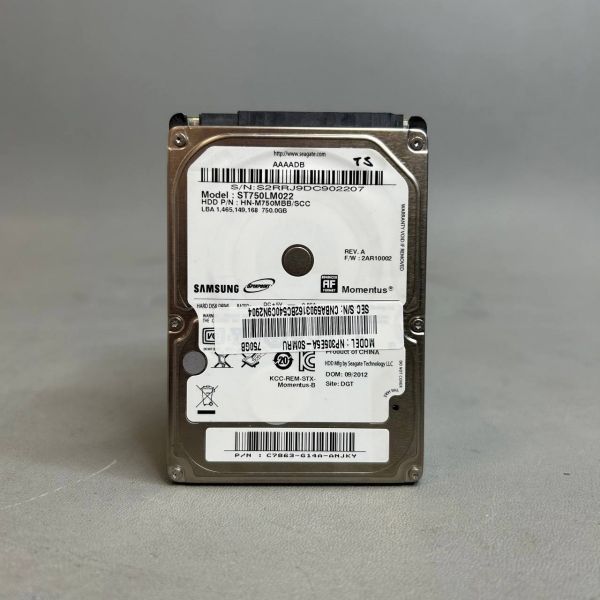 Жесткий диск Seagate ST750LM022 750Gb 5400 SATAII 2,5