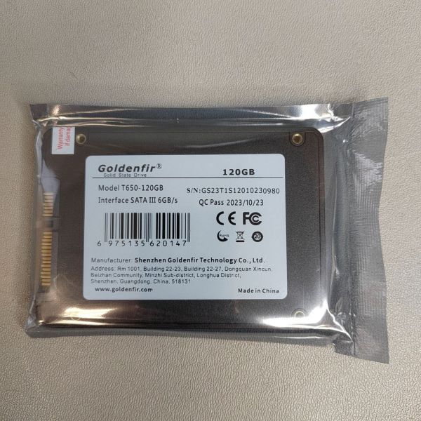 Твердотельный накопитель Goldenfir SATA T650-120GB