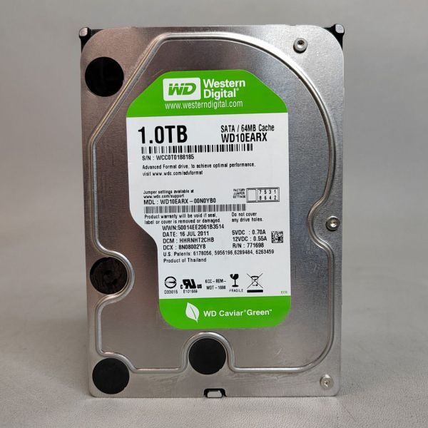 Жесткий диск Western Digital 1 тб WD10earx