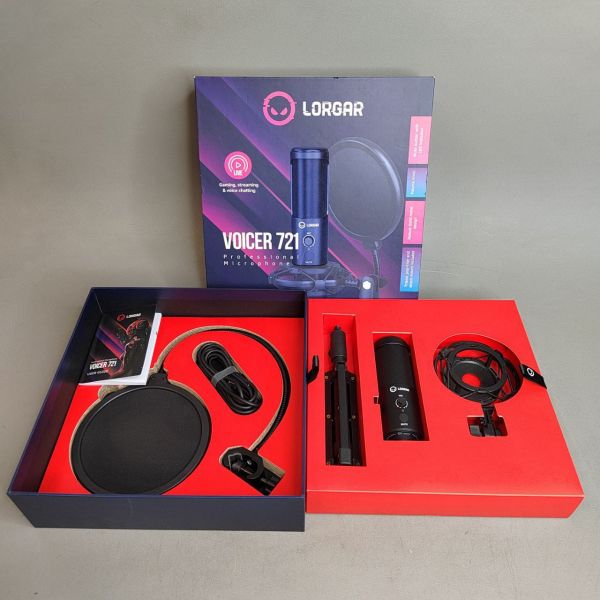 Игровой микрофон для компьютера Lorgar Voicer 721 (LRG-CMT721)