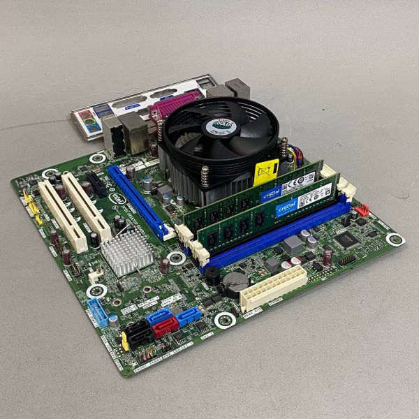Комплект мат плата s-1155 + Core i5 -2400 +8Gb + кулер