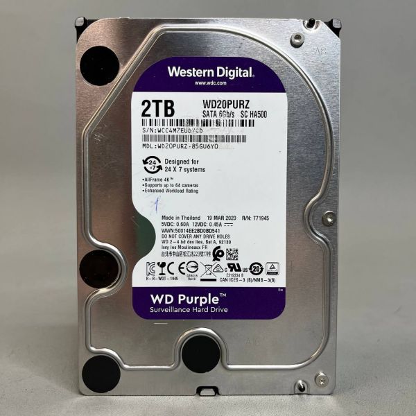 Жесткий диск Western Digital 2 ТБ WD20PURZ