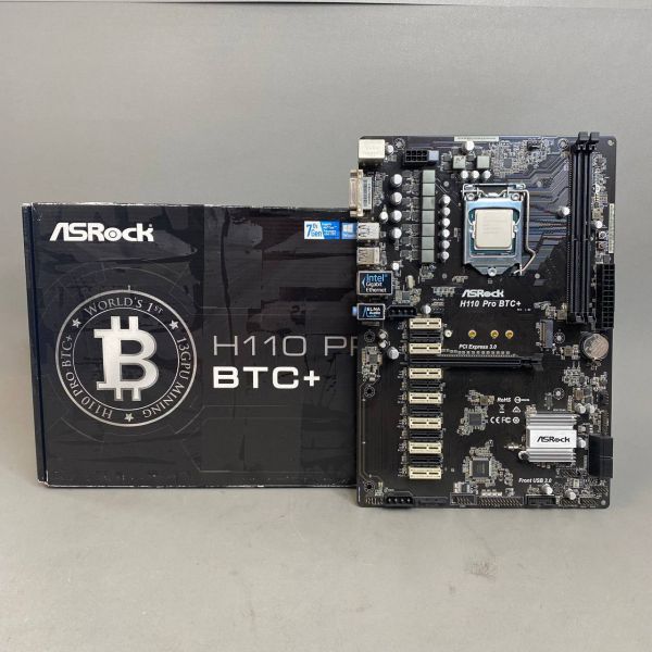 Материнская плата ASRock H110 Pro BTC+