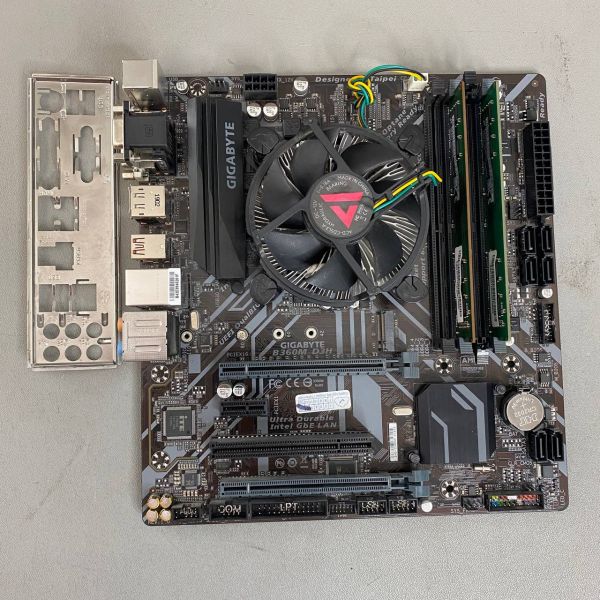 Комплект мат плата Gigabyte b360m-d3h s-1151v2 + Core i3 -8100 + 8Gb+ кулер
