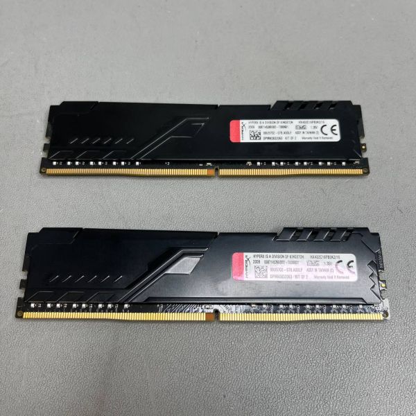 Оперативная память HyperX Fury DDR4 16 Гб (2x8Гб) для ПК, HX432C16FB3K2/16