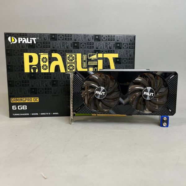 Видеокарта Palit GeForce GTX 1660 SUPER GP OC 6GB (NE6166SS18J9-1160A-1), Retail