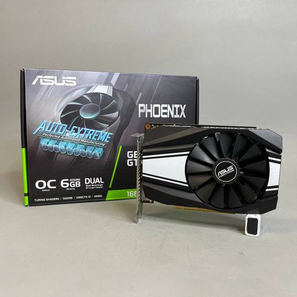 Видеокарта ASUS Phoenix GeForce GTX 1660 SUPER OC 6GB, PH-GTX1660S-O6G, Retail